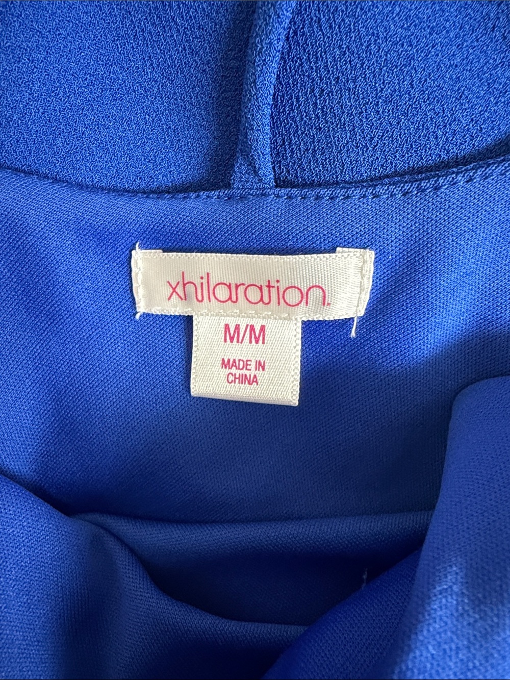 Xhilaration Royal Blue High-Low Strappy V-Neck Dress - Picture 3 of 5